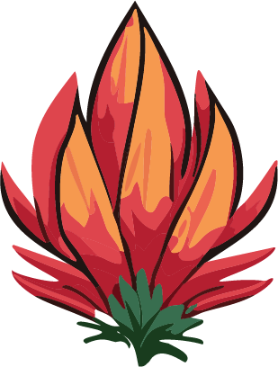 Indian Paintbrush flower icon